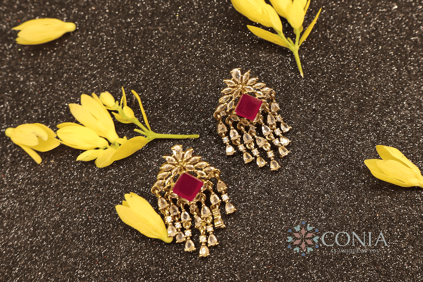 Victorian Dangles Red