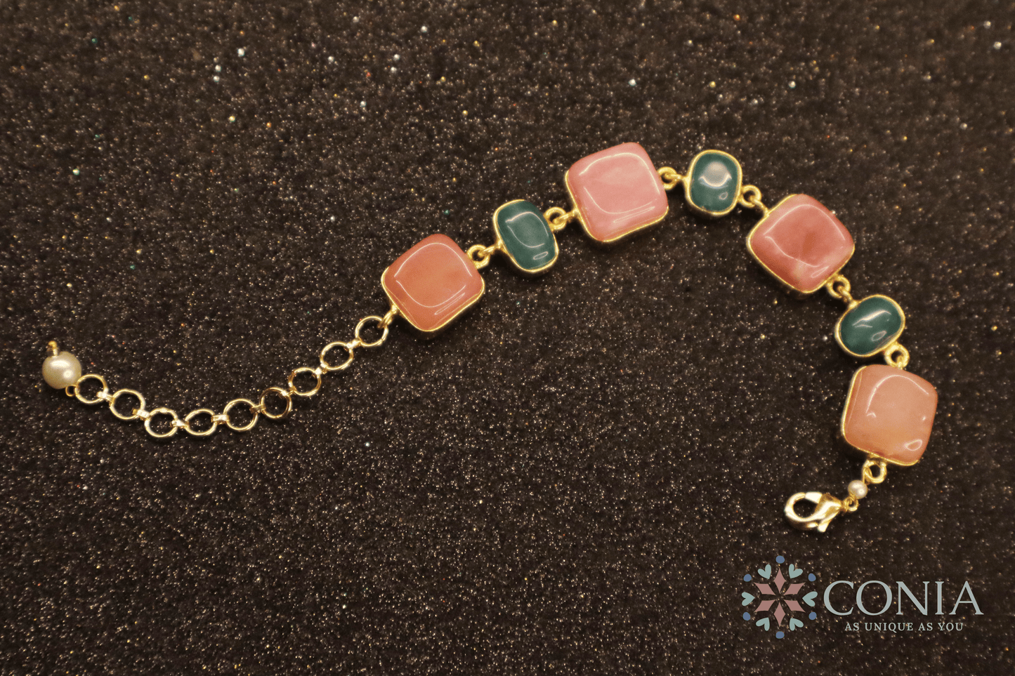 Pastel Radiance Bracelet Pink and Blue