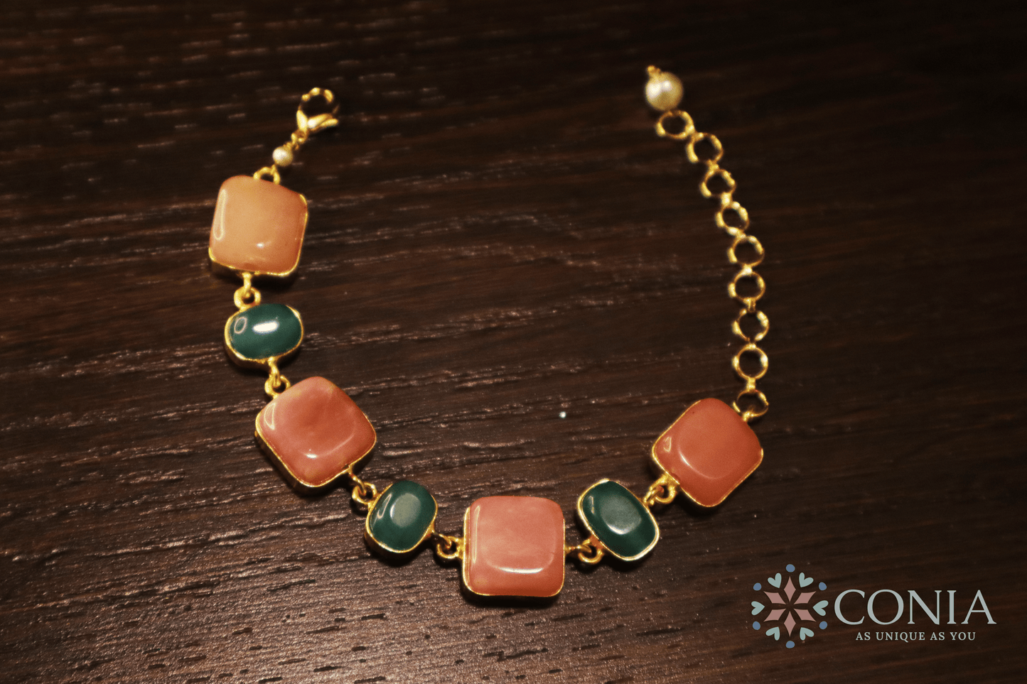 Pastel Radiance Bracelet Pink and Blue