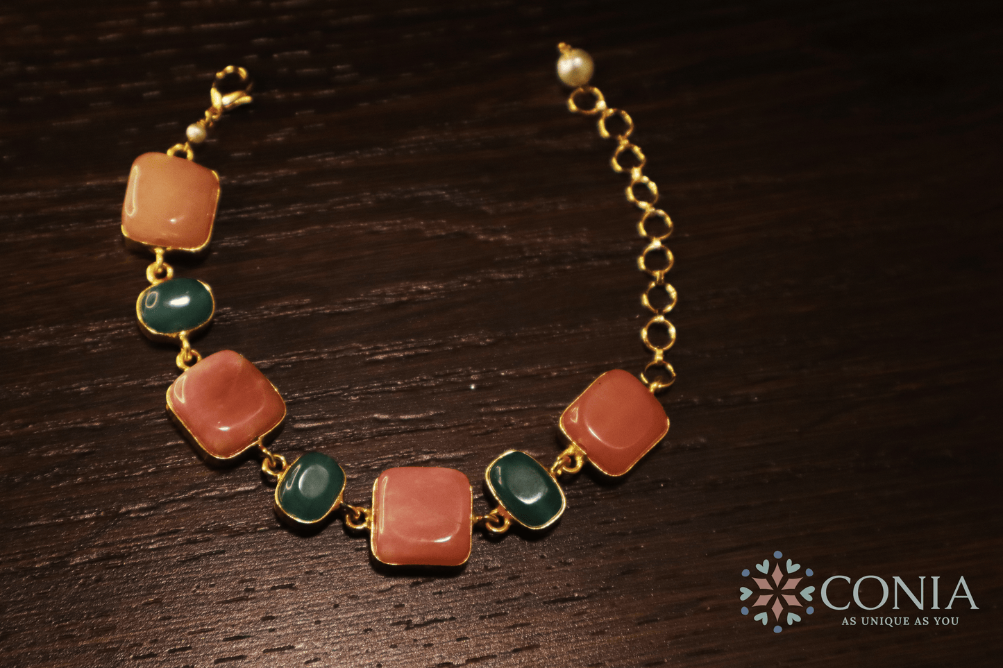 Pastel Radiance Bracelet Pink and Blue