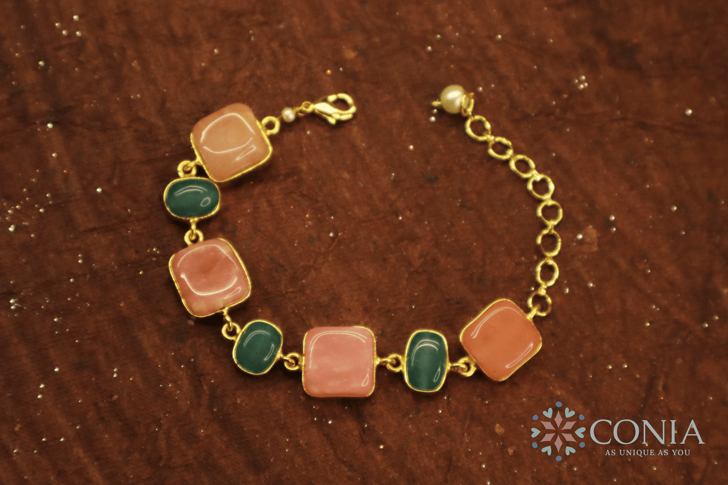 Pastel Radiance Bracelet Pink and Blue