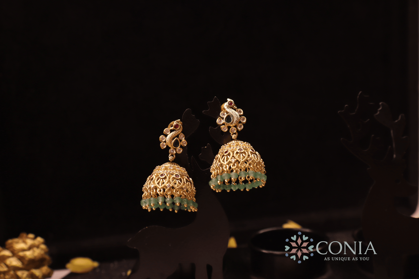 Royal Peacock Jhumki
