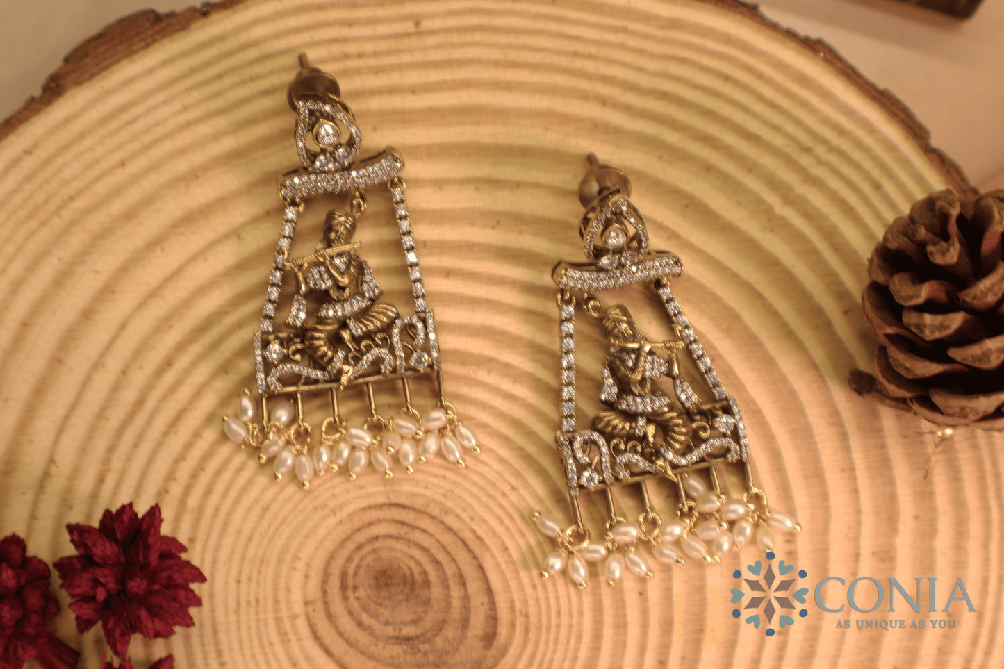 Divine Krishna Earrings