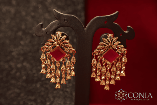 Victorian Dangles Red