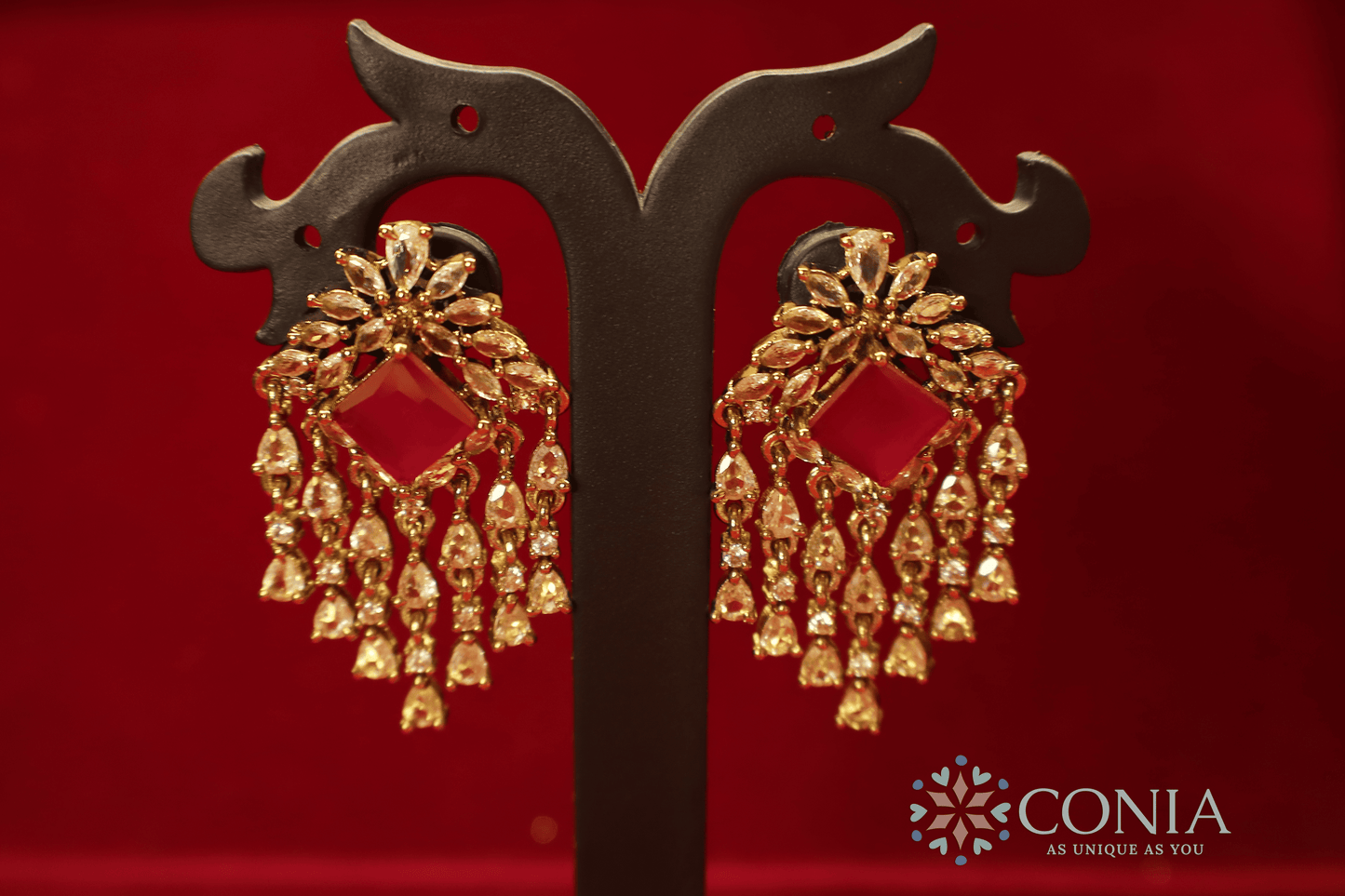 Victorian Dangles Red