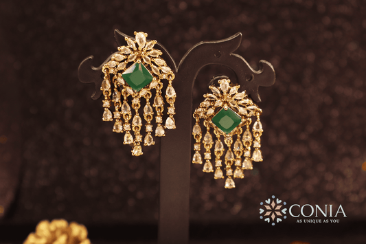 Victorian Dangles Green