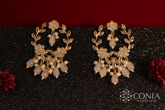 Floral Aura Chandbali