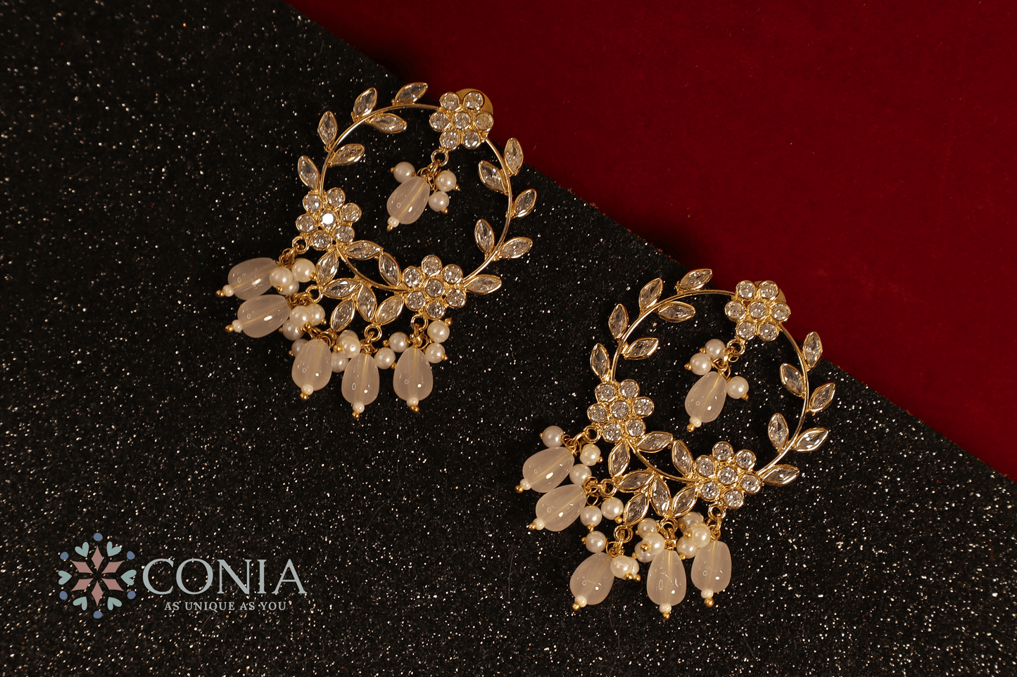 Floral Aura Chandbali