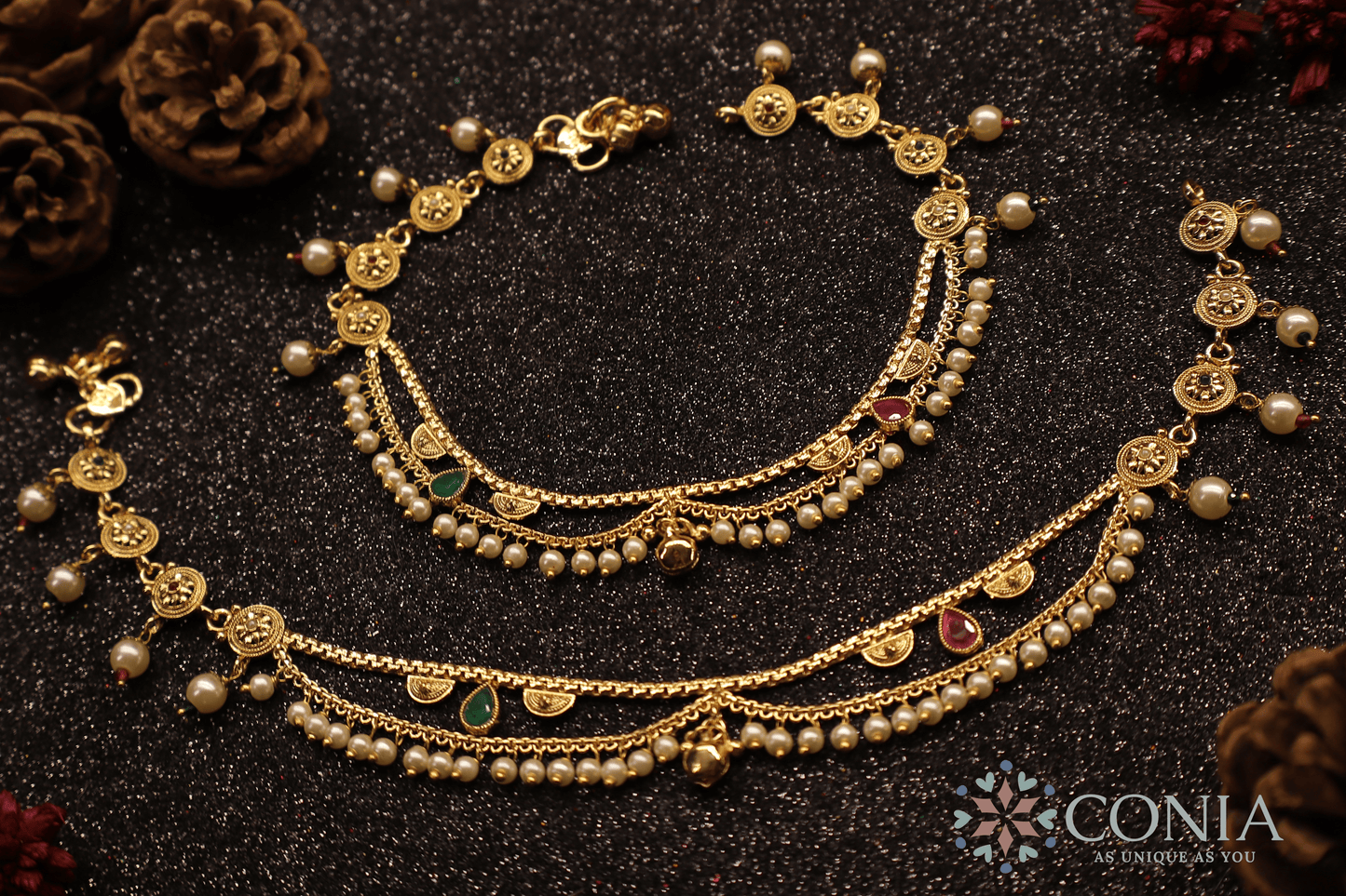 Kanak Classic Moti Payal